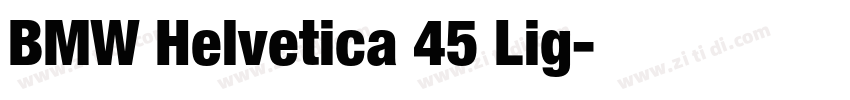 BMW Helvetica 45 Lig字体转换